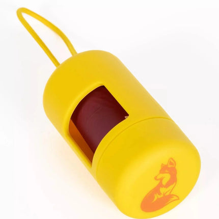Sun-kissed Yellow Waste Bag Dispenser