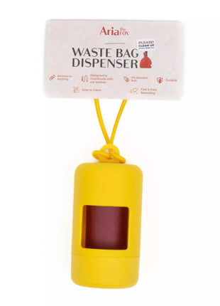 Sun-kissed Yellow Waste Bag Dispenser