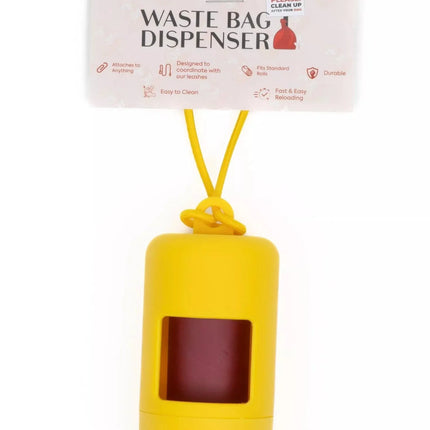 Sun-kissed Yellow Waste Bag Dispenser