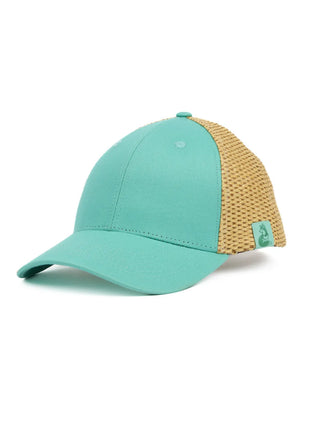 Island Vibes Baseball Cap with Raffia