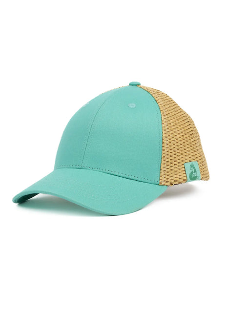 Island Vibes Baseball Cap with Raffia