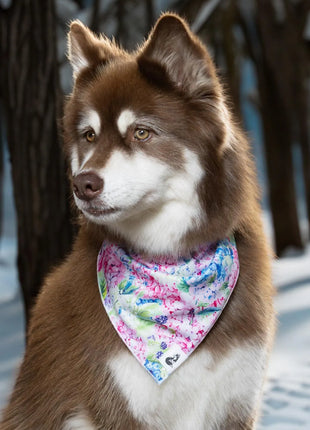 Hydrangea Haven Dog Bandana & Matching Keychain
