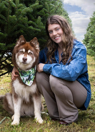 Evergreen Explorer Dog Bandana & Matching Keychain