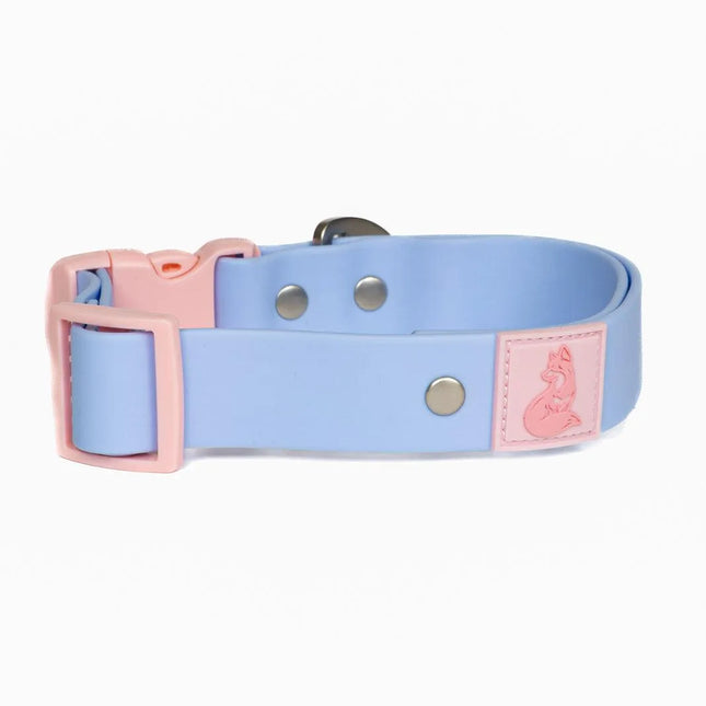 Blue Sky Orchid Waterproof Dog Collar