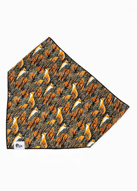 Foxes in Fall Dog Bandana