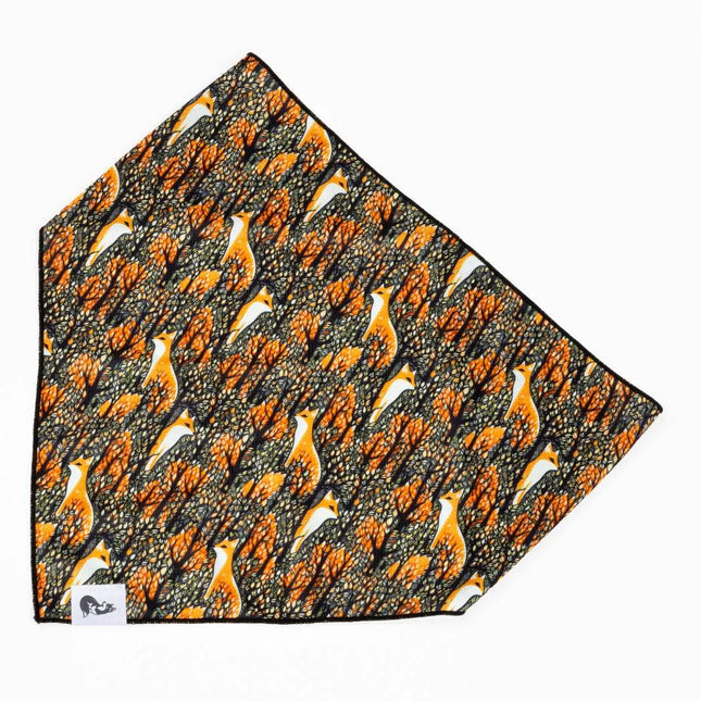 Foxes in Fall Dog Bandana