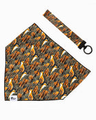 Foxes in Fall Dog Bandana & Matching Keychain