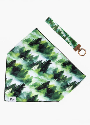 Evergreen Explorer Dog Bandana & Matching Keychain