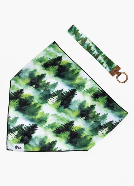 Evergreen Explorer Dog Bandana & Matching Keychain