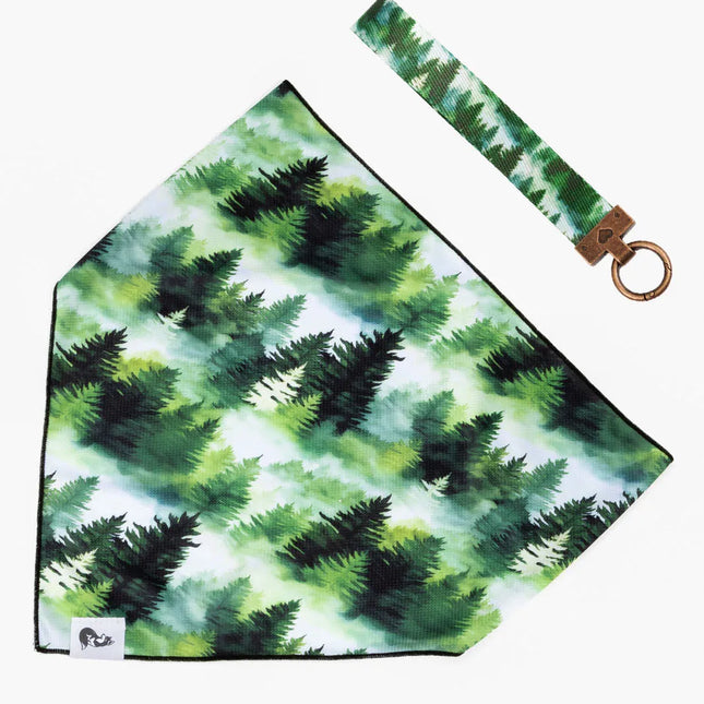 Evergreen Explorer Dog Bandana & Matching Keychain