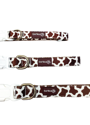 Chocolate Cow Collar