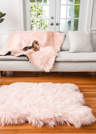 PupProtector™ Waterproof Throw Blanket - Blush Pink