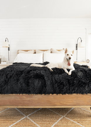 PupProtector™ Waterproof Throw Blanket - Midnight Black