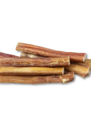 All-Natural Beef Bully Stick Dog Treats, High Protein & Long-Lasting Chews – 6-Inch Thick (3-Pack)
