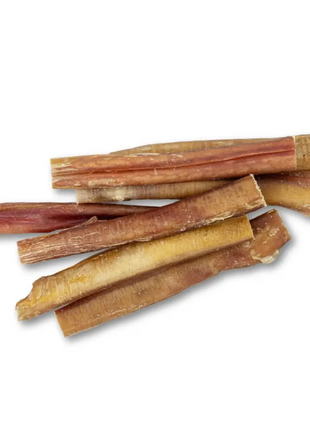 All-Natural Beef Bully Stick Dog Treats, High Protein & Long-Lasting Chews – 6-Inch Thick (3-Pack)