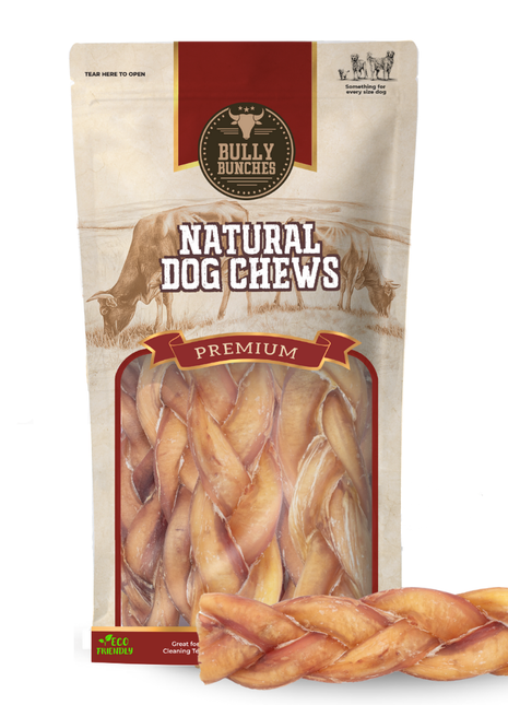 6 Inch Jumbo Braided Bully Stick