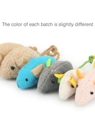 6pcs Mix Cat Toy Catnip Plush Mice