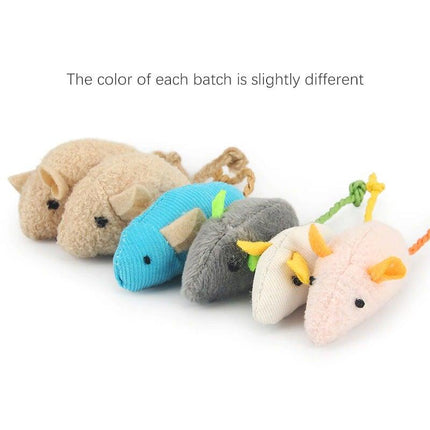 6pcs Mix Cat Toy Catnip Plush Mice