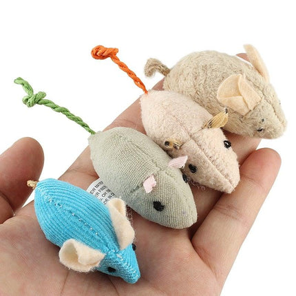 6pcs Mix Cat Toy Catnip Plush Mice