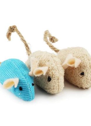 6pcs Mix Cat Toy Catnip Plush Mice