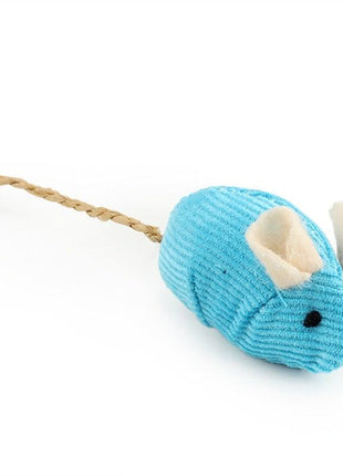 6pcs Mix Cat Toy Catnip Plush Mice