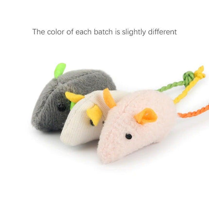 6pcs Mix Cat Toy Catnip Plush Mice