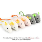 6pcs Mix Cat Toy Catnip Plush Mice