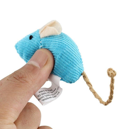6pcs Mix Cat Toy Catnip Plush Mice