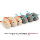 6pcs Mix Cat Toy Catnip Plush Mice