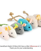 6pcs Mix Cat Toy Catnip Plush Mice