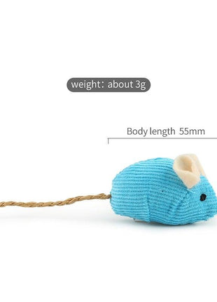 6pcs Mix Cat Toy Catnip Plush Mice