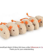 6pcs Mix Cat Toy Catnip Plush Mice