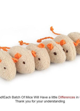6pcs Mix Cat Toy Catnip Plush Mice