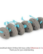 6pcs Mix Cat Toy Catnip Plush Mice