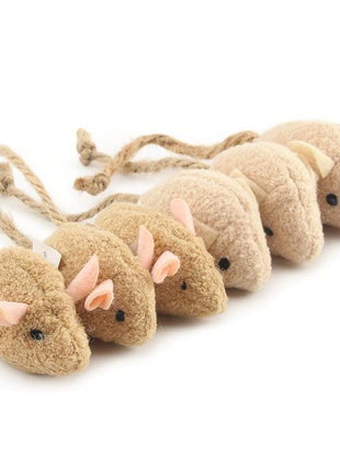 6pcs Mix Cat Toy Catnip Plush Mice