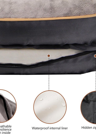 Large Memory Foam Orthopedic Bed
