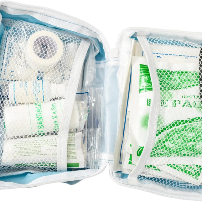 Country Living 50-Piece Pet Travel First Aid Kit for Emergencies, Safety, Adventure & On-the-Go Pet Care