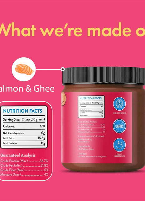 Salmon and Ghee Meat Spread | NEW 12oz Jar