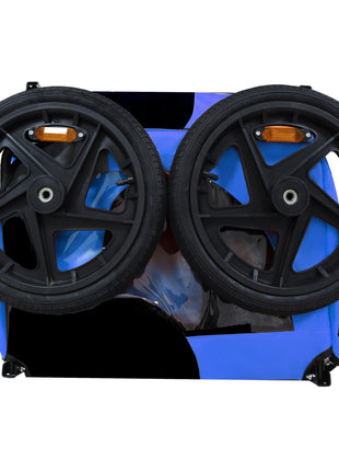 Pet Bike Trailer Dog Cart for Bicycle,Suitable for Small and Medium Pets, Easy Folding Cart Frame, Quick Release Wheel, Non-Slip Floor, Internal Leash