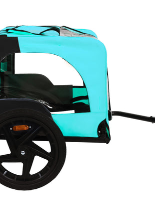 Pet Bike Trailer Dog Cart for Bicycle,Suitable for Small and Medium Pets, Easy Folding Cart Frame, Quick Release Wheel, Non-Slip Floor, Internal Leash - Pup List