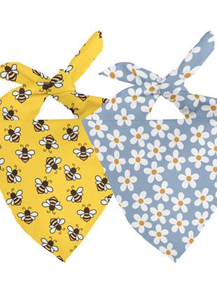 Bees & Daisy Dog Bandana