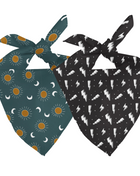 Blue Moon & Lightning Dog Bandana