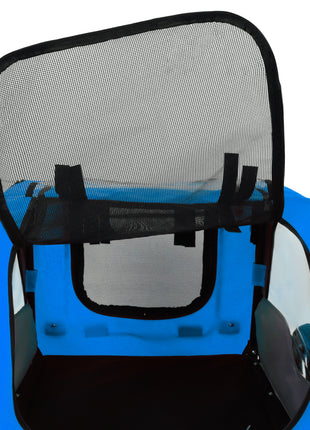 Pet Bike Trailer Dog Cart for Bicycle,Suitable for Small and Medium Pets, Easy Folding Cart Frame, Quick Release Wheel, Non-Slip Floor, Internal Leash