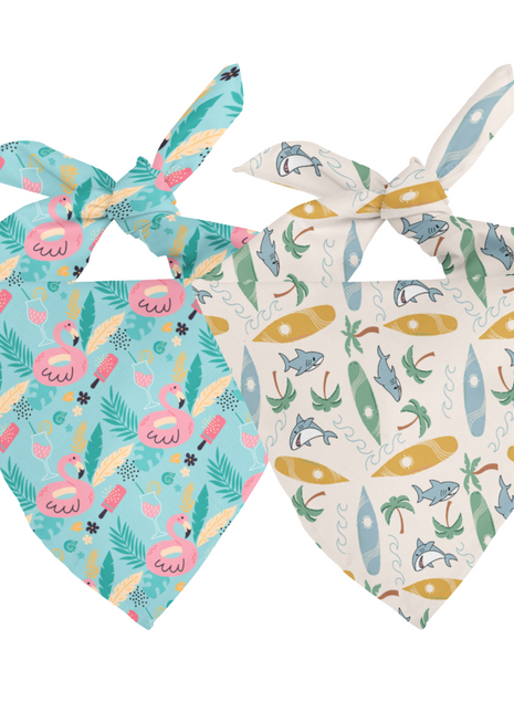 Summer Beach Dog Bandana