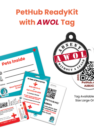 PetHub QR Pet ID Comprehensive ReadyKit – Complete Emergency Kit