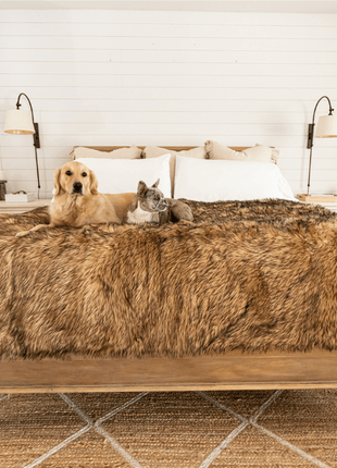 PupProtector™ Waterproof Throw Blanket - Sable Tan