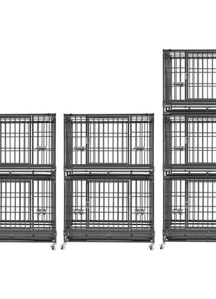 37" Stackable Heavy Duty Dog Crate 371D07