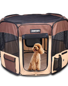 Jespet 2-Door Portable Soft-Sided Dog, Cat & Small Pet Exercise Playpen - Pup List