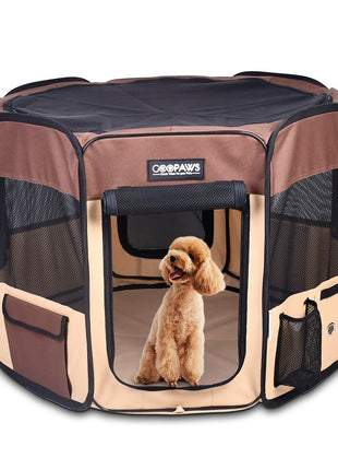 Jespet 2-Door Portable Soft-Sided Dog, Cat & Small Pet Exercise Playpen - Pup List