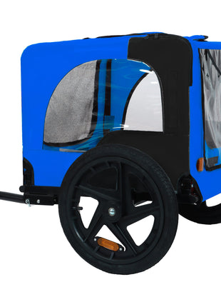 Pet Bike Trailer Dog Cart for Bicycle,Suitable for Small and Medium Pets, Easy Folding Cart Frame, Quick Release Wheel, Non-Slip Floor, Internal Leash